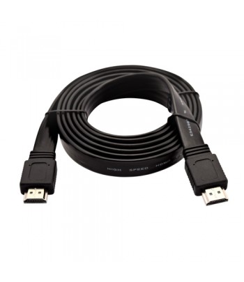 V7 V7HDMI4FL-02M-BK-1E HDMI kabel 2 m HDMI Type A (Standaard) Zwart