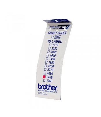 Brother ID3458 printer label