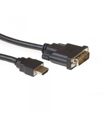 ACT AC7520 video kabel adapter 2 m HDMI Type A (Standaard) DVI-D Zwart